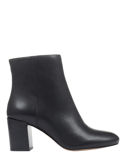 Jones Bootmaker Neptune 3 Leather Heeled Ankle Boots, Black