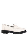 Jones Bootmaker Darra 2 Leather Penny Loafers, White