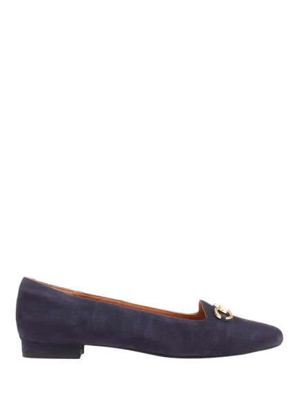 Jones Bootmaker Sienne Suede Loafers, Navy