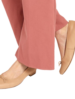 Jones Bootmaker Soleil Leather Ballet Flats - view 2, Beige