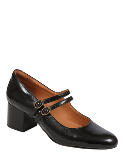 Jones Bootmaker Xanthi Patent Leather Heeled Mary Janes, Black - view 2, Black