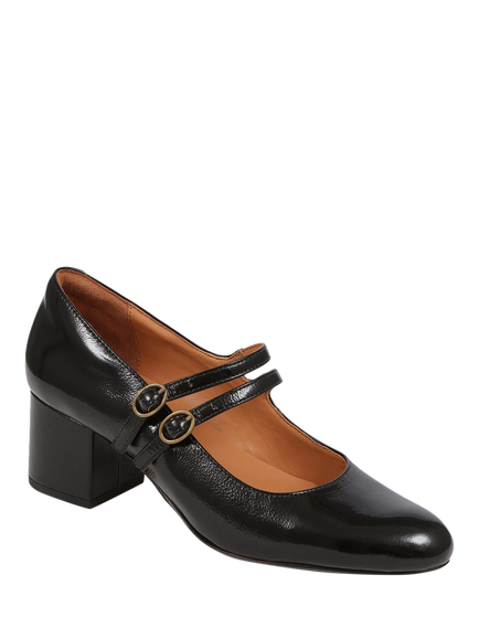 Jones Bootmaker Xanthi Patent Leather Heeled Mary Janes, Black - view 2, Black