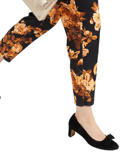 Jones Bootmaker Zelda Suede Bow Heeled Courts - view 2, Black