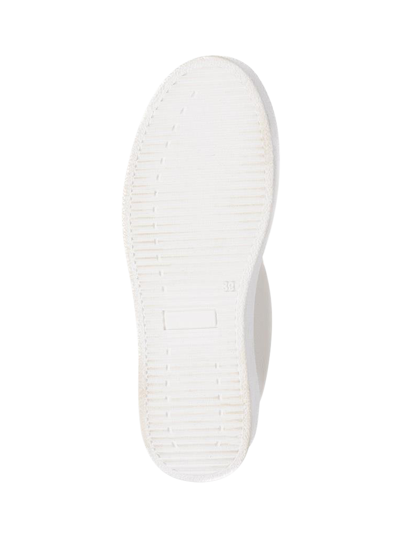 Product image 5 of 5, which shows Jones Bootmaker Fernanda 2 Leather Slip-On Trainers, White, 3