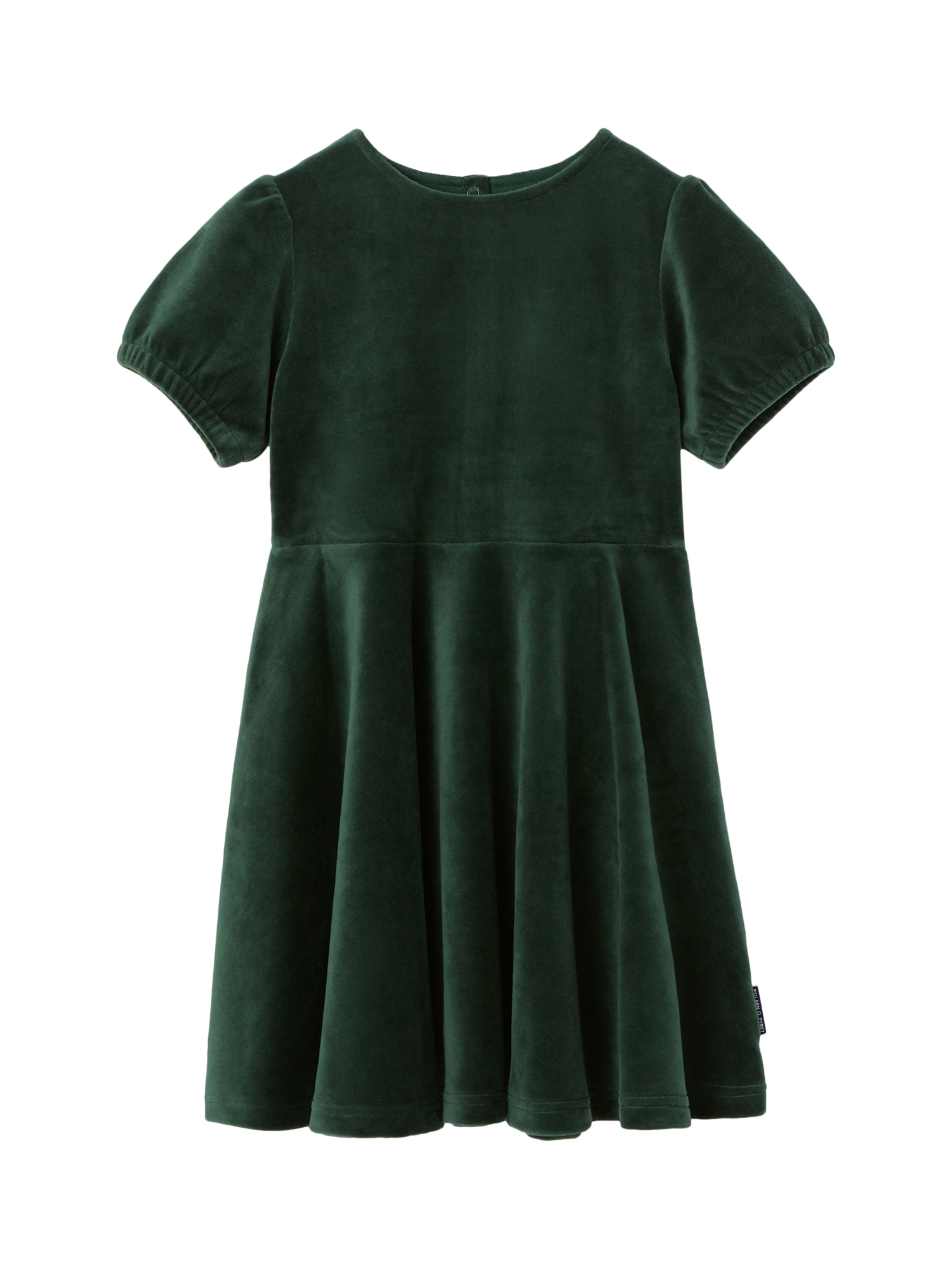 Polarn O. Pyret Kids' Velour Short Sleeve Dress
