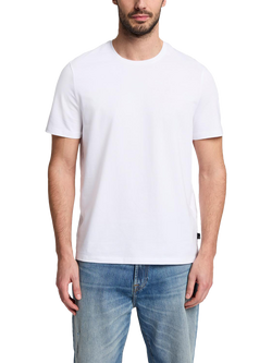 7 For All Mankind Luxe Performance Cotton T-Shirt, White, White
