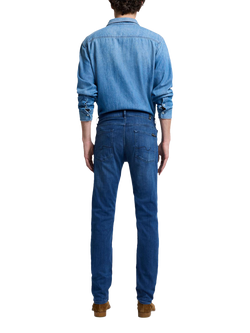 7 For All Mankind Slimmy Luxe Jeans, Mid Blue - view 2, Mid Blue