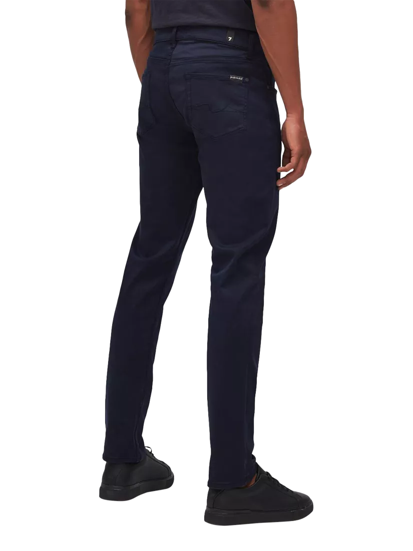 7 For All Mankind Heren Paxtyn Tapered Luxe Performance Plus Jeans, Dark Blue, Regular