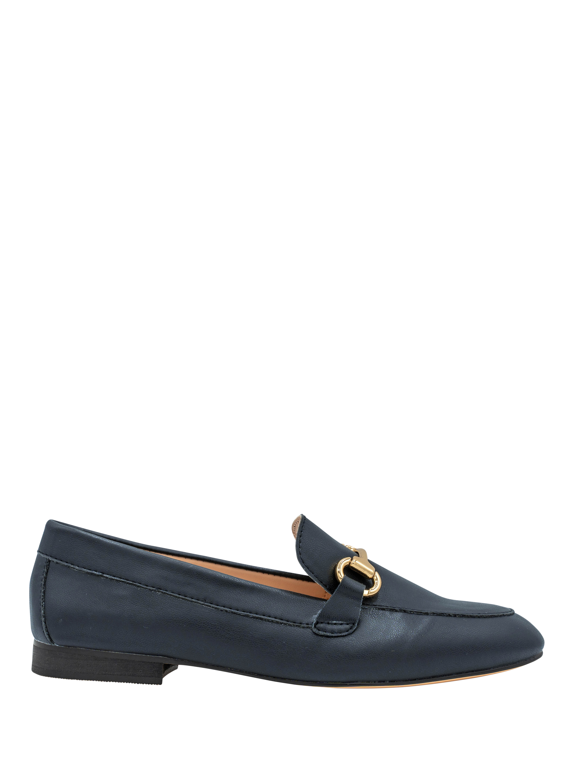 Product image 1 of 5, which shows Paradox London Christa Loafers, Navy, 3