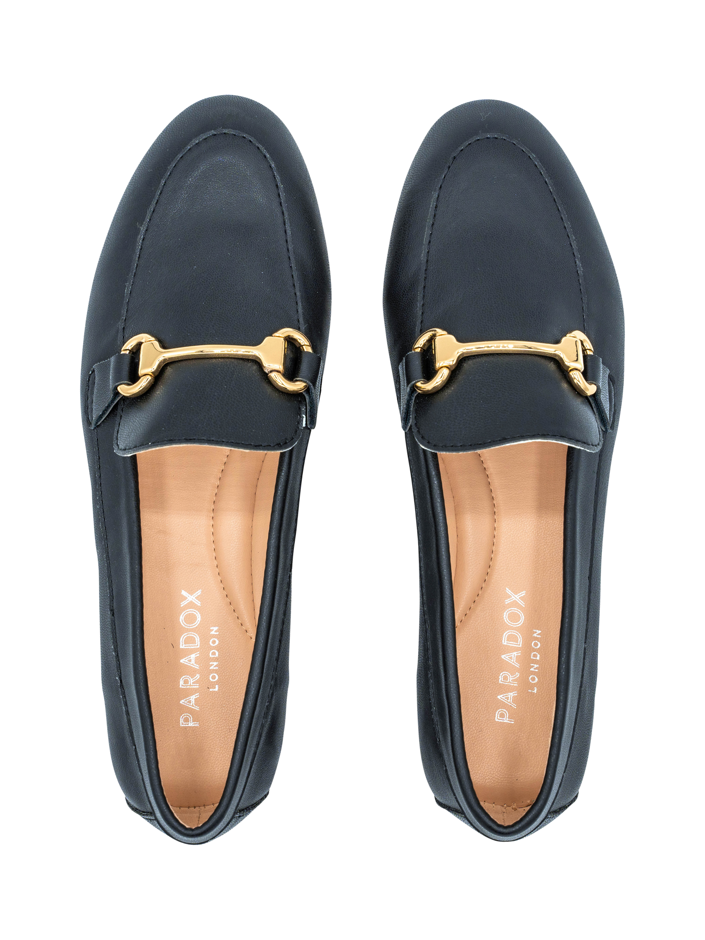 Product image 4 of 5, which shows Paradox London Christa Loafers, Navy, 3