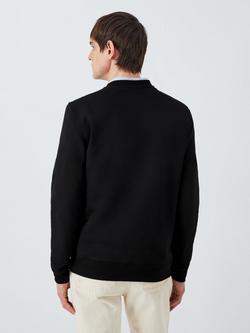 Paul Smith Logo Embroidered Sweatshirt, Black - view 2, Black