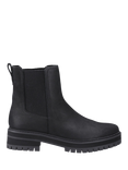 TOMS Bennet Water Resistant Leather Chelsea Boots, Black