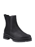 TOMS Bennet Water Resistant Leather Chelsea Boots, Black