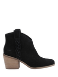 TOMS Constance Western Ankle Boots, Black