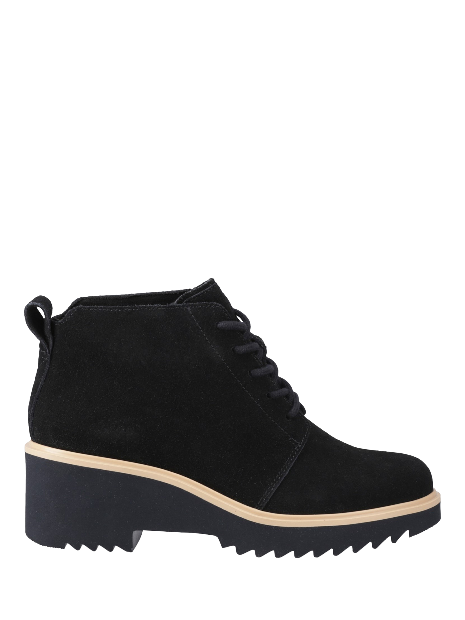 TOMS Maude Leather Ankle Booties Black