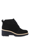 TOMS Maude Leather Ankle Booties, Black