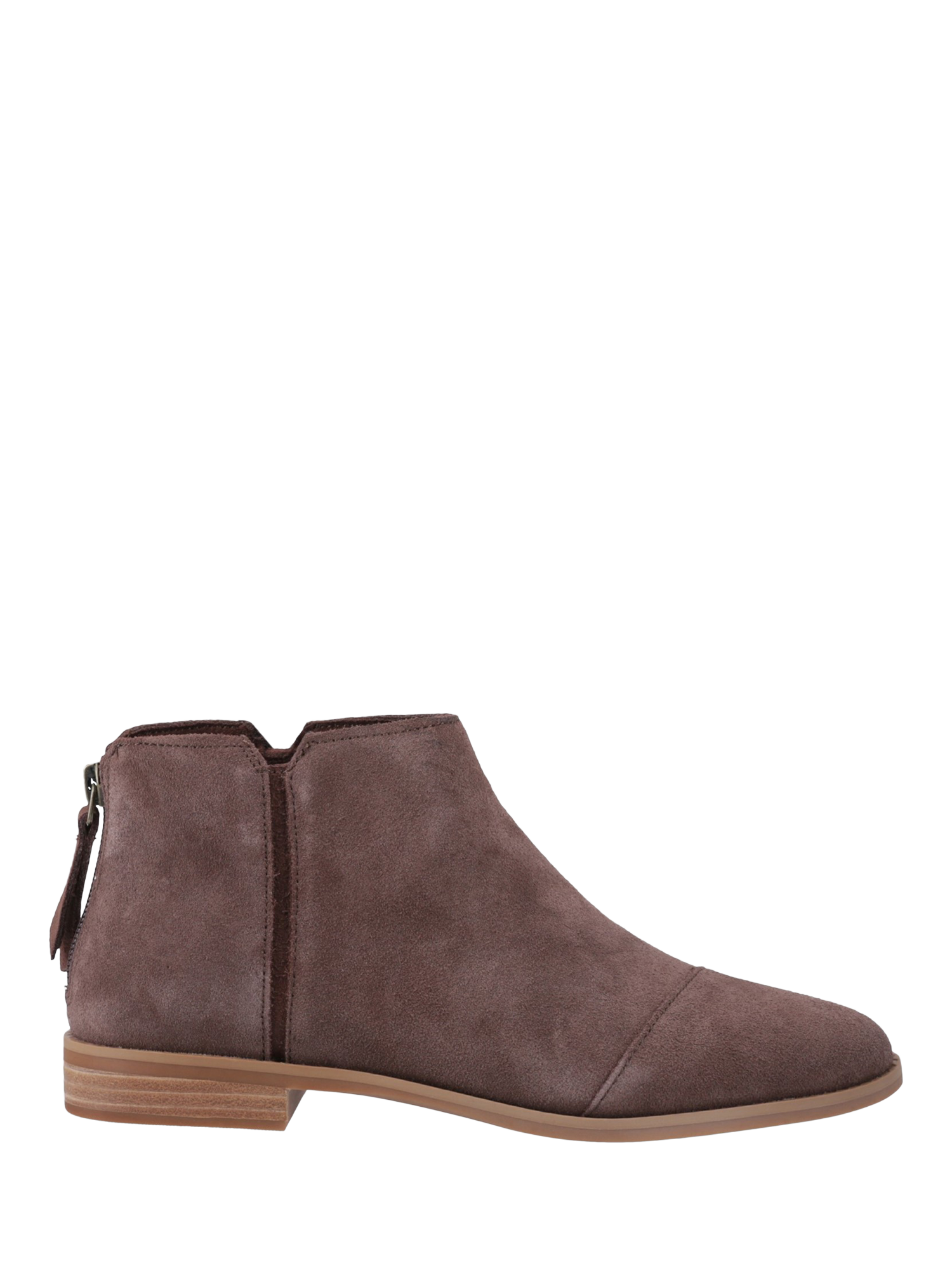 TOMS Rylie Suede Zip Ankle Boots