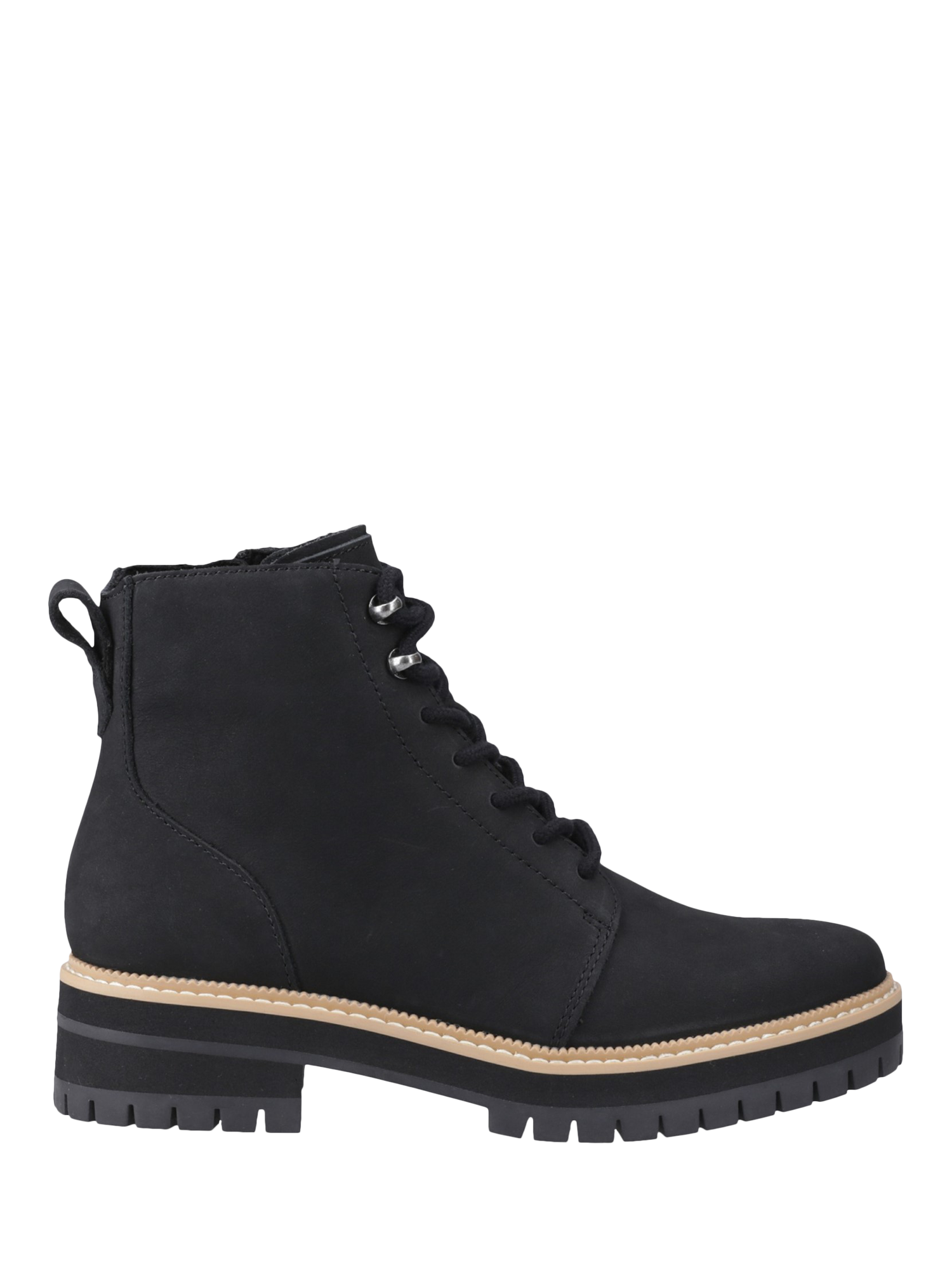 TOMS Wylder Water Resistant Leather Lace Up Ankle Boots