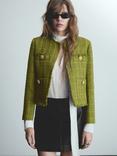 Mango Tina Boxy Tweed Jacket