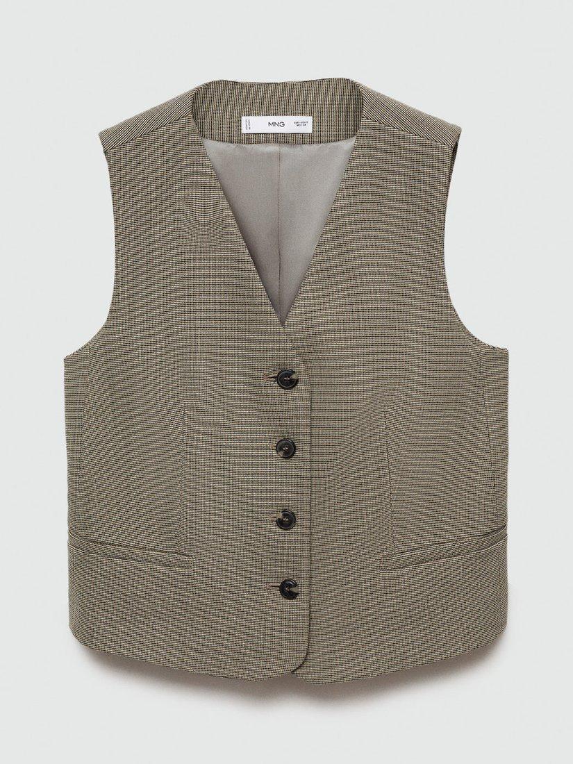 Mens dogtooth waistcoat sale