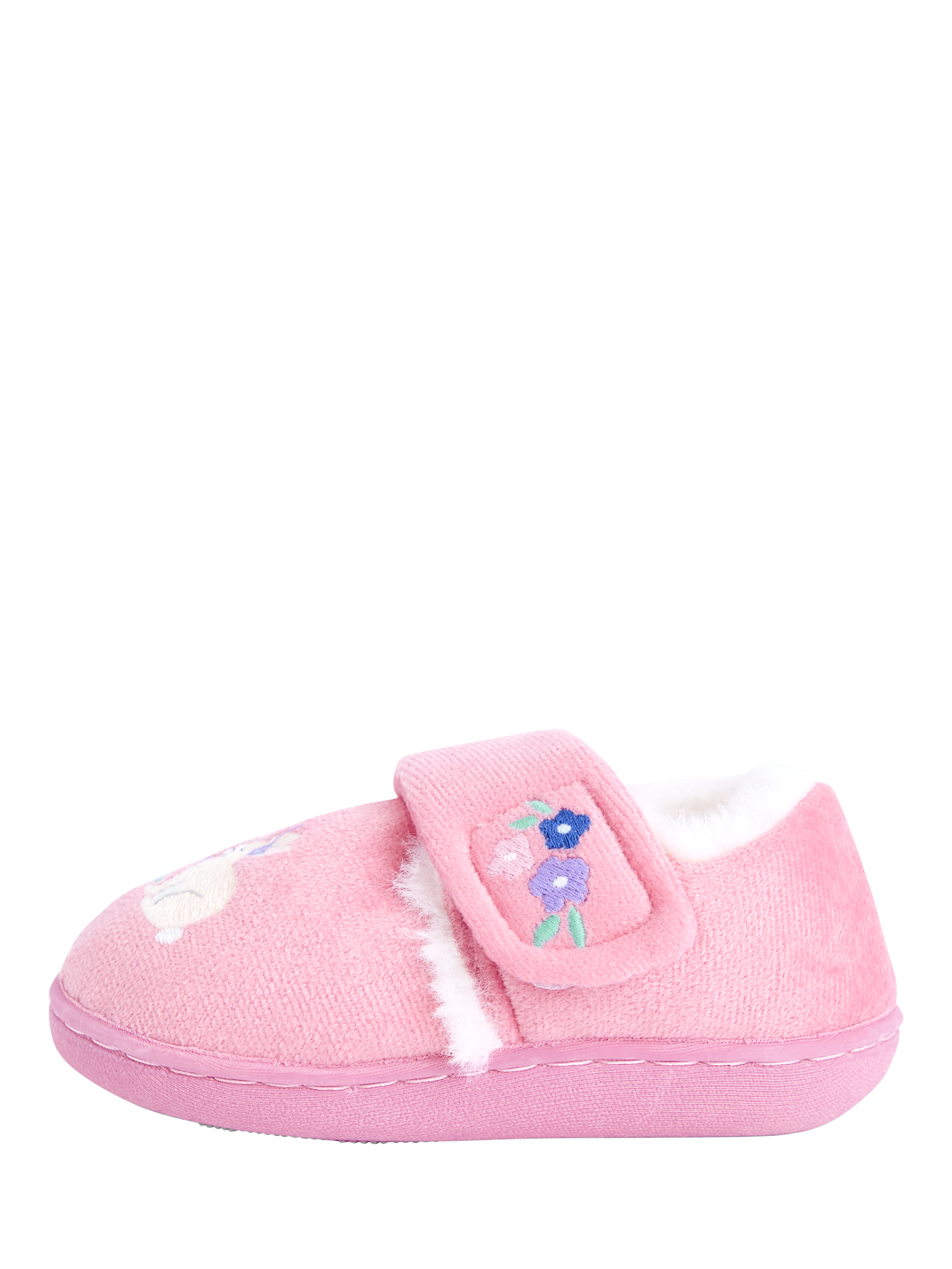Product image 4 of 4, which shows Monsoon Kids' Bunny Slippers, Pink, EU21