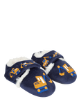 JoJo Maman Bébé Kids' Digger Easy-On Slipper Shoes, Navy