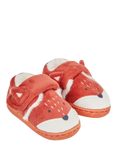 JoJo Maman Bébé Kids' Fox Easy-On Slipper Shoes, Rust