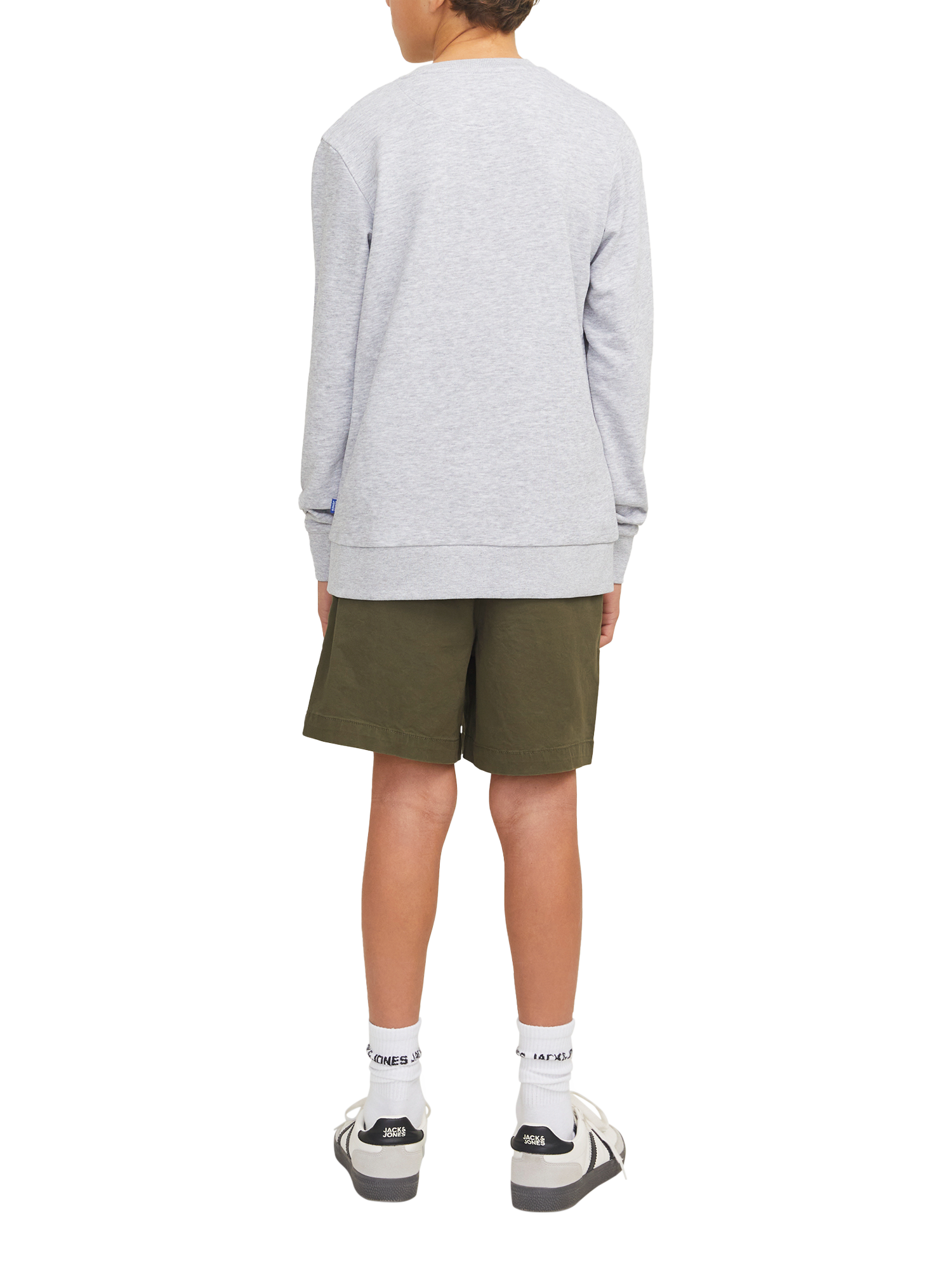 Product image 3 of 6, which shows Jack & Jones Kids' Jogger Shorts, Olive Night, 8 years