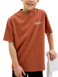 Jack & Jones Kids' Element Back T-Shirt, Arabian Spice