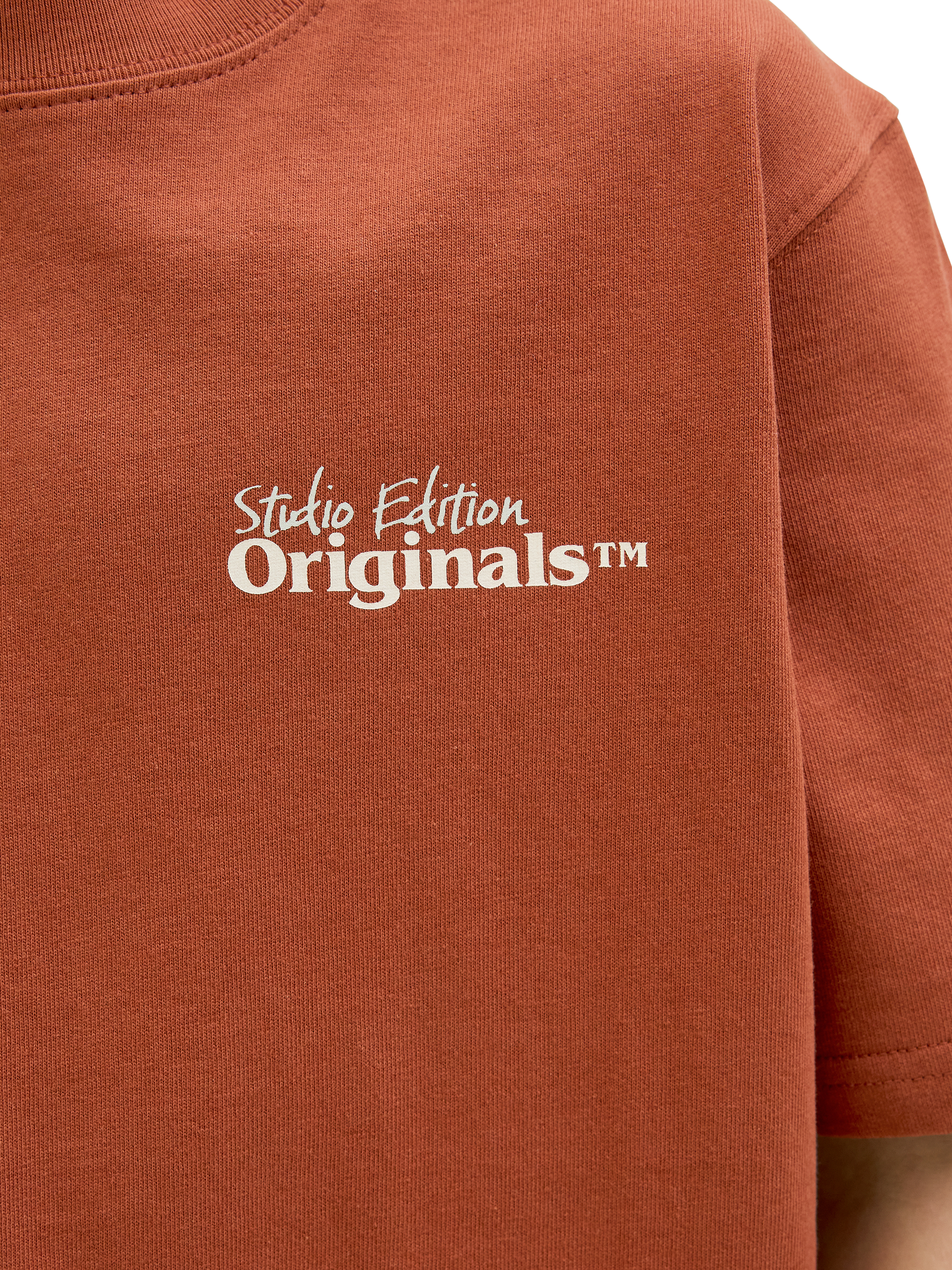 Product image 6 of 8, which shows Jack & Jones Kids' Element Back T-Shirt, Arabian Spice, 8 years