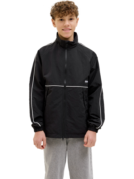 Jack & Jones Kids' Track Jacket, Black, Black