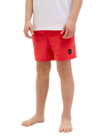 Jack & Jones Kids' REgular Fit Swim Shorts, True Red