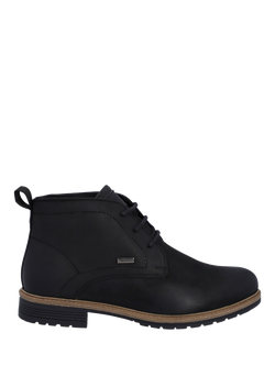 Hunter Jura Leather Waterproof Ankle Boots, Black