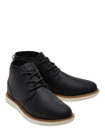 TOMS Navi Leather Chukka Boots, Black