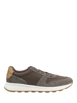 TOMS TRVL Lite Leather Blend Retro Trainers, Olive