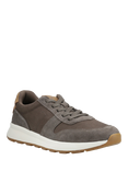 TOMS TRVL Lite Leather Blend Retro Trainers, Olive