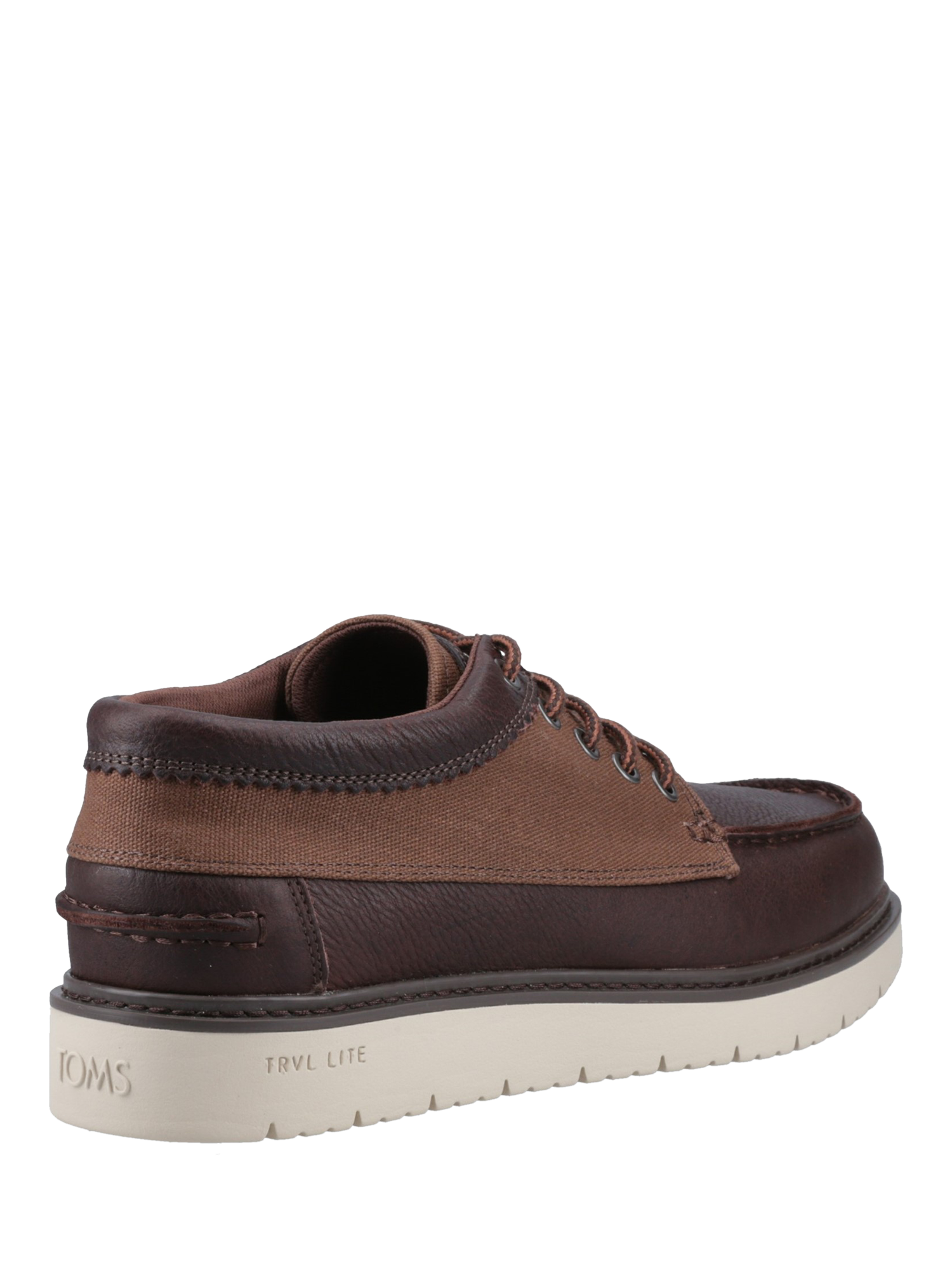 TOMS TRVL Lite Leather Blend Moccasins Brown