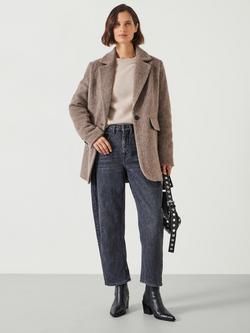 HUSH Jayde Italian Wool Blazer - view 2, Oatmeal Grey