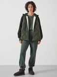 HUSH Sloane Mix Quilt Jacket, Green