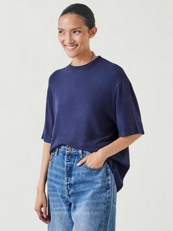 HUSH Elle Supersoft T-Shirt, Navy