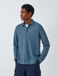 John Lewis Long Sleeve Supima Cotton Pique Polo Shirt