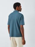 John Lewis Short Sleeve Supima Cotton Pique Polo Shirt, Catawba Grape, Stargazer