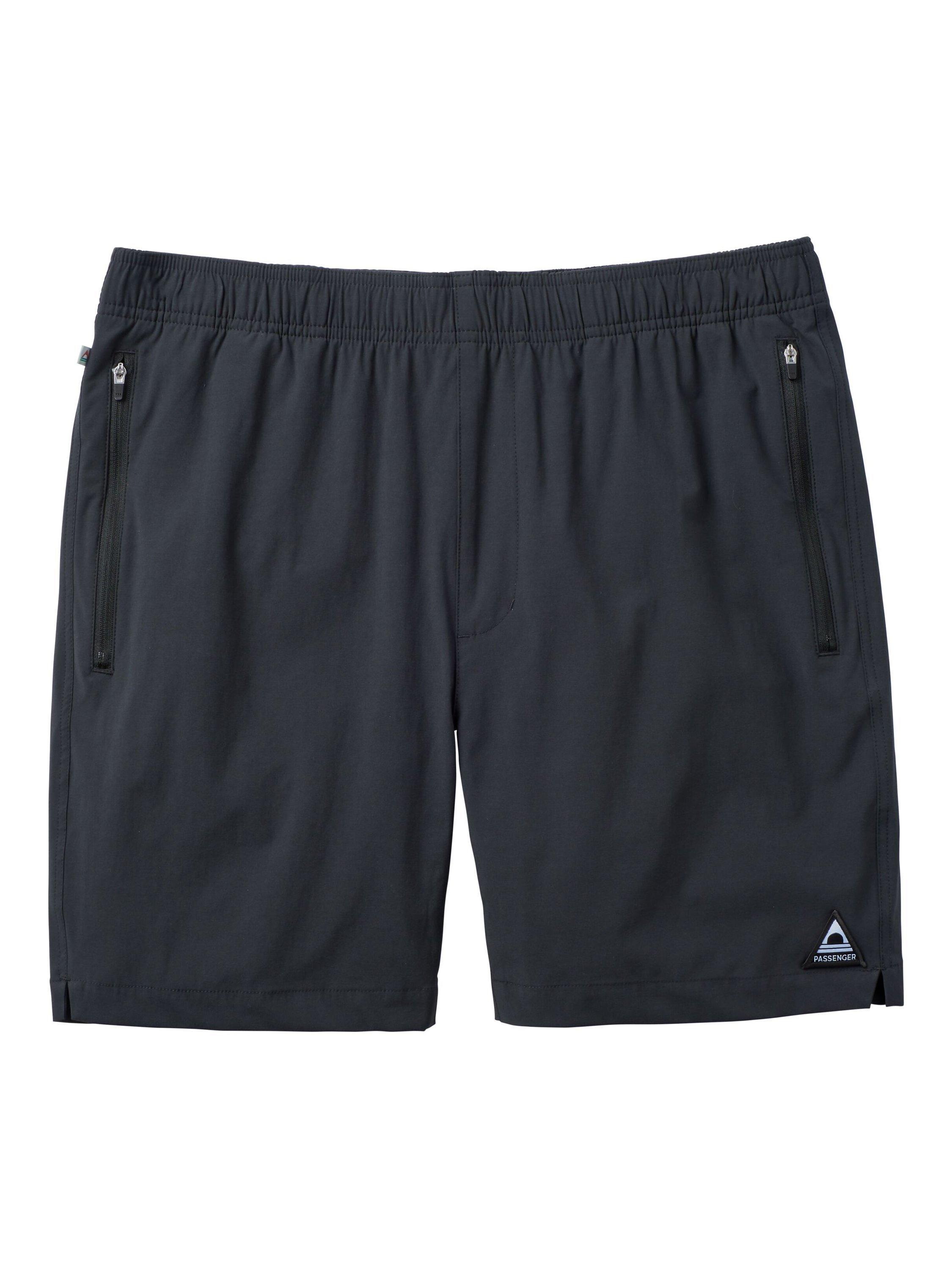 Product image 4 of 7, which shows Passenger Traveller 18" Swim Shorts, Black, S