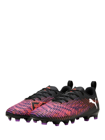 PUMA KIds' Future 8 Play Sports Trainers, Black/Multi - view 2, Black/Multi
