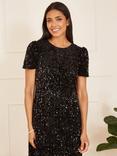 Mela Sequin Tunic Mini Dress