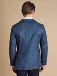 Charles Tyrwhitt Tailored Fit Wool & Silk Blend Suit Jacket, Ocean Blue