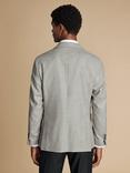 Charles Tyrwhitt Silk Slimfit Jacket, Silver Wool