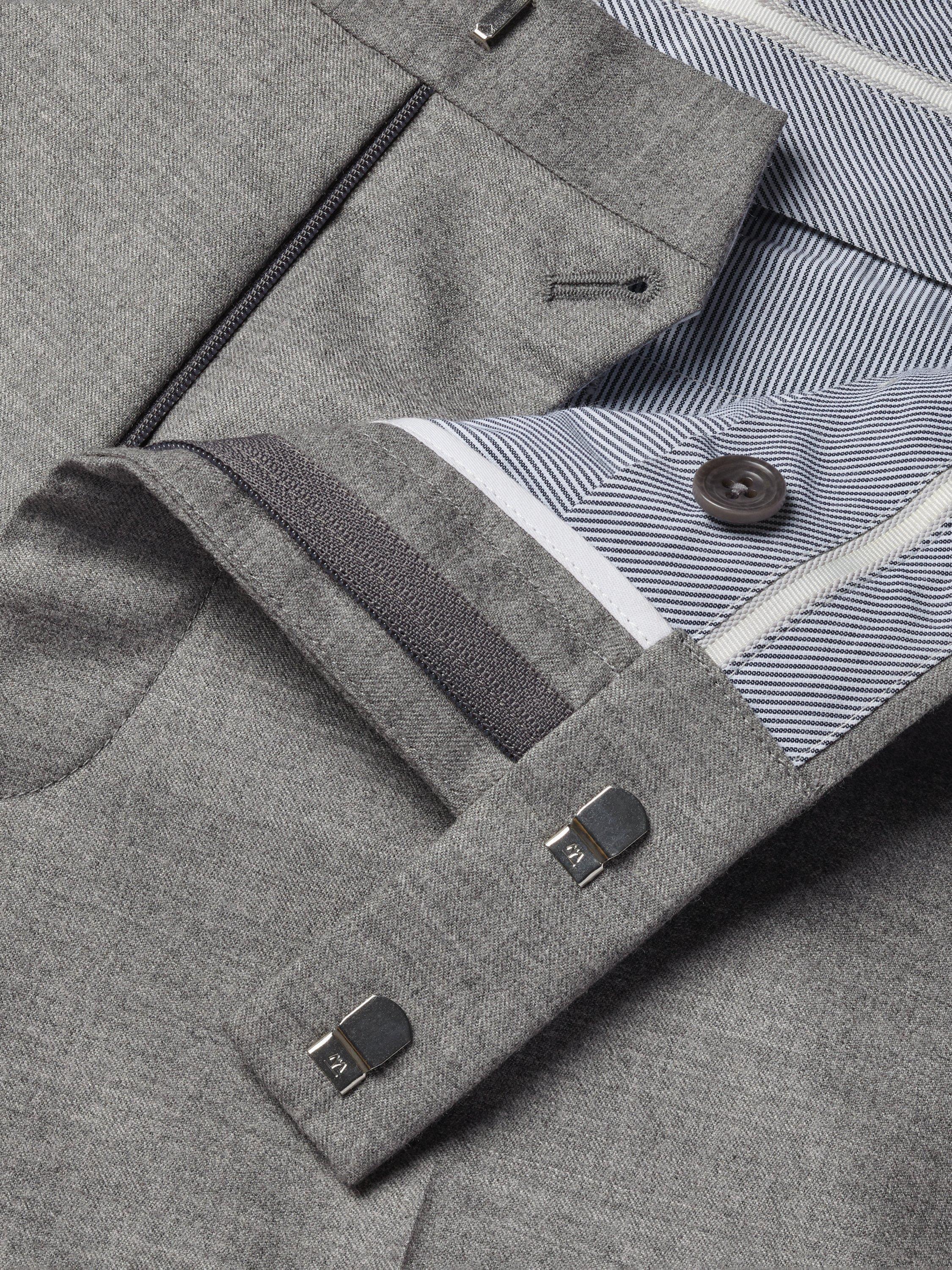 Product image 4 of 4, which shows Charles Tyrwhitt Tailored Fit Wool Blend Suit Trousers, Grey, 38R