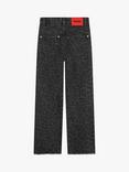 HUGO BOSS HUGO Kids' Animal Print Denim Jeans, Denim Grey