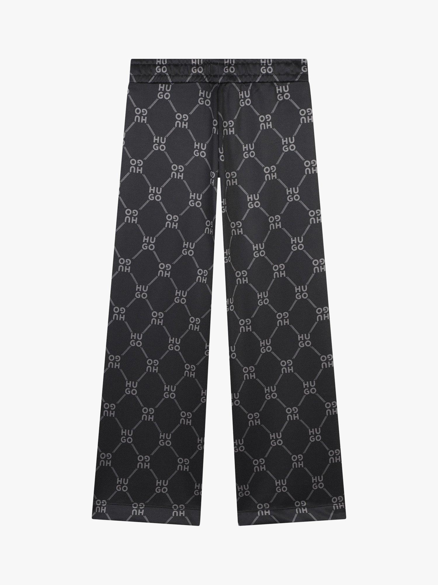 Product image 2 of 2, which shows HUGO BOSS HUGO Kids' Technical Fleece Joggers, Black, 4 years